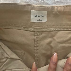Wilfred Free Pleated Khaki Pants from Aritzia - 00